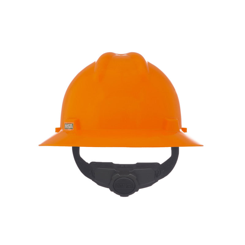 MSA V-Gard Full Brim Hard Hat - Fas-Trac Suspension