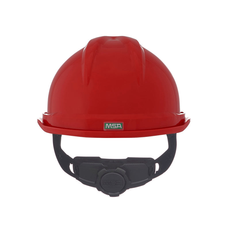 MSA V-Guard 500 Cap Style Vented Hard Hat - 4-Point Fas-Track III Suspension