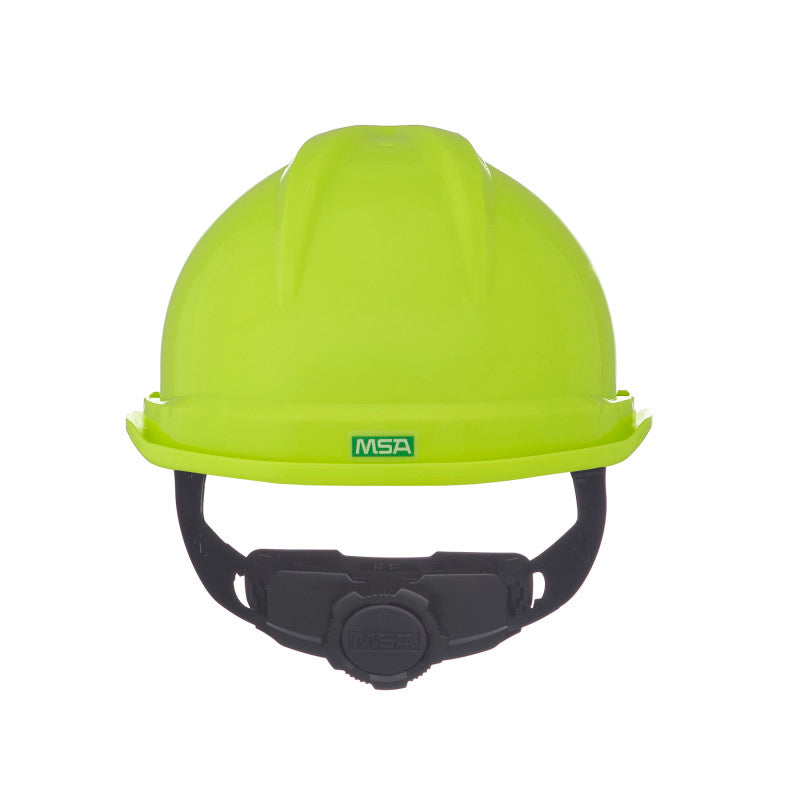MSA V-Guard 500 Cap Style Vented Hard Hat - 4-Point Fas-Track III Suspension