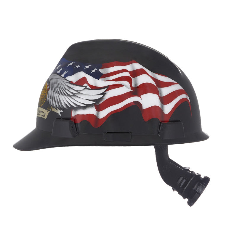 American Freedom Series V-Gard Cap Style Hard Hat - American Eagle