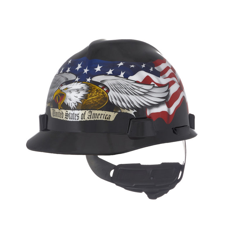 American Freedom Series V-Gard Cap Style Hard Hat - American Eagle