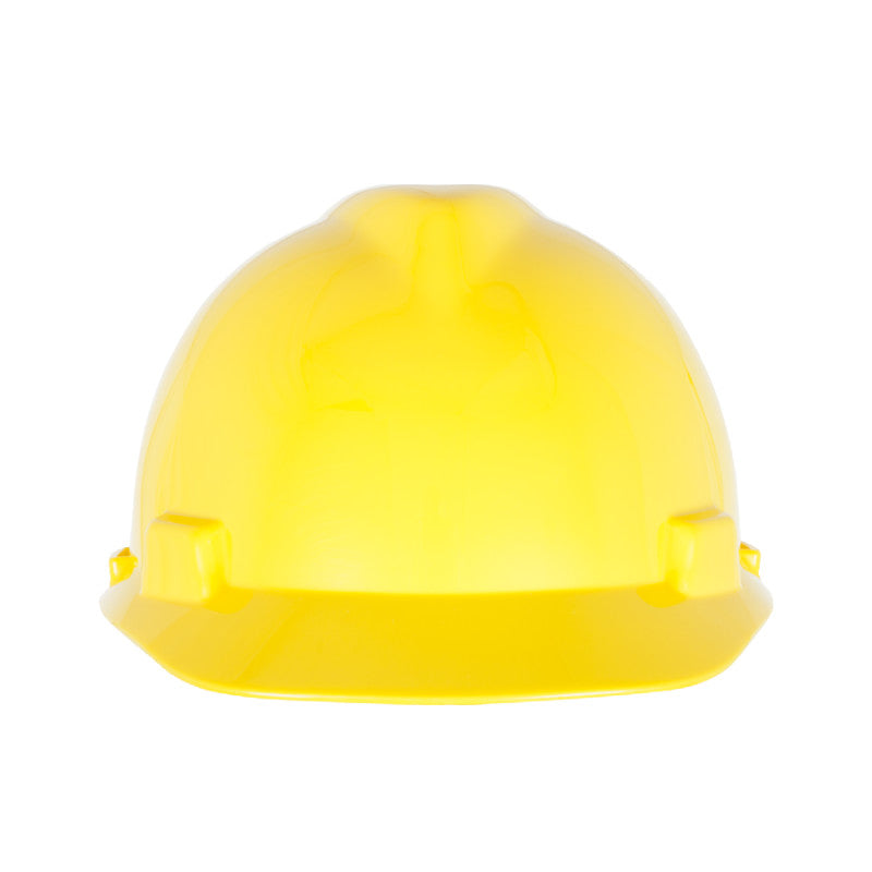 MSA V-Gard GREEN Cap Style Hard Hat - 4-Point Fast-Trac III Suspension - Yellow (20-Pack)