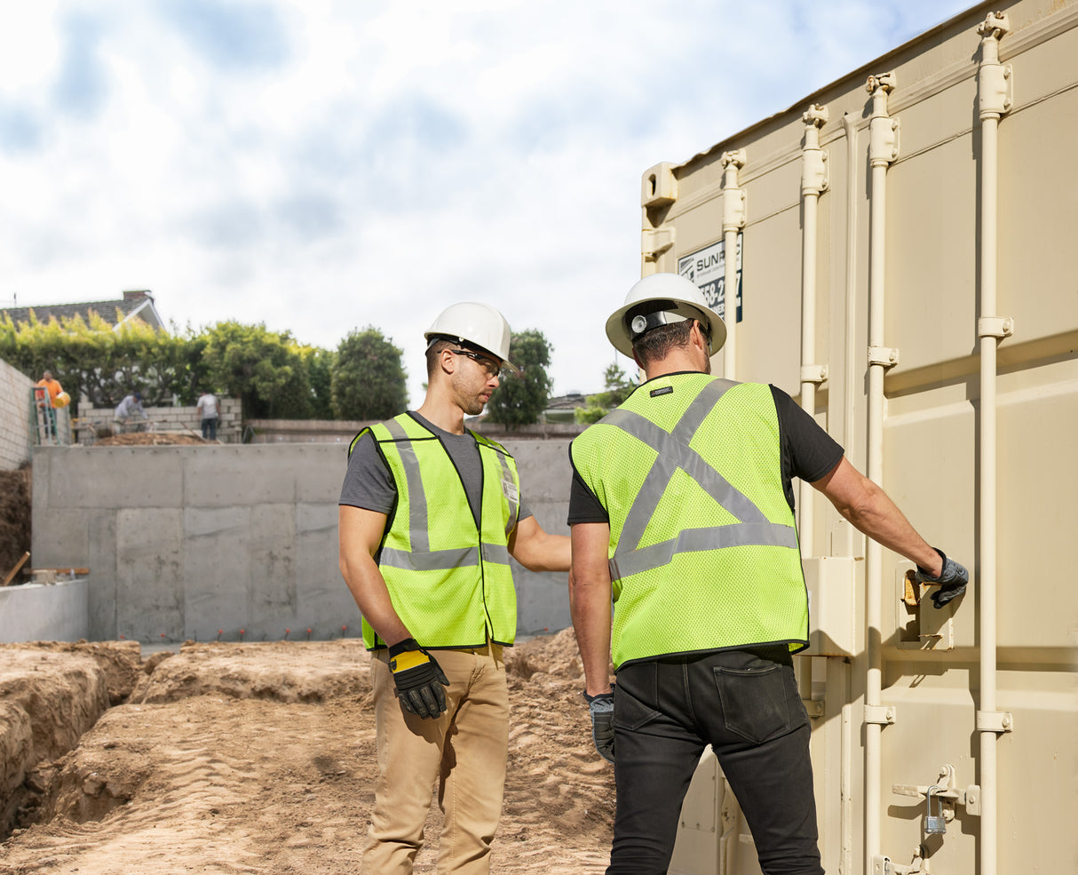 Kishigo 1805 X-Back Breakaway Vest - Yellow/Lime