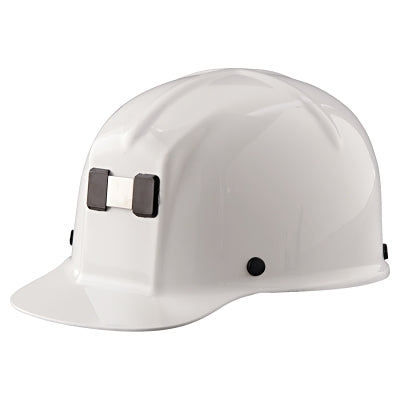 MSA Comfo-Cap Mining Hard Hat w/ Lamp Bracket - Staz-On Suspension