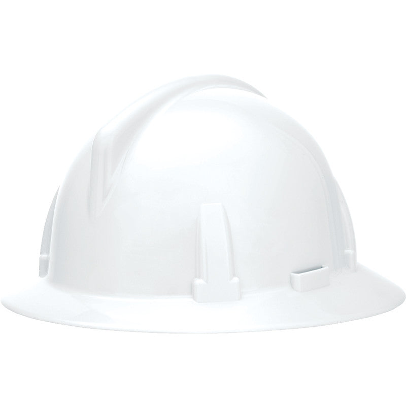 MSA Topgard Full Brim Hard Hat - 1-Touch Suspension