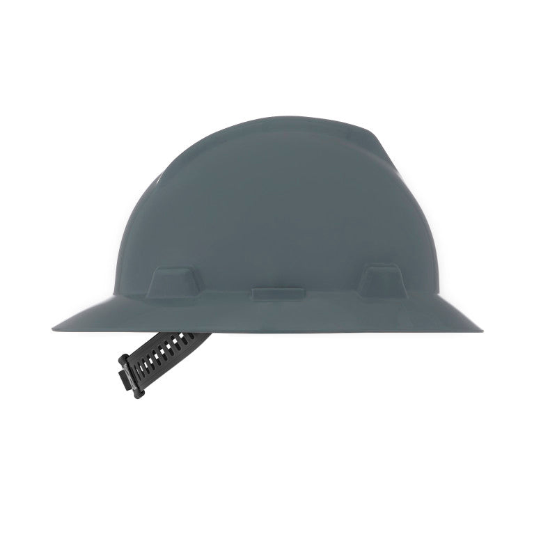 MSA V-Gard Full Brim Hard Hat - Staz-On Suspension