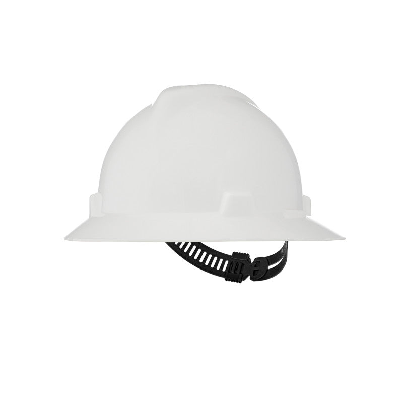 MSA V-Gard Full Brim Hard Hat - Staz-On Suspension