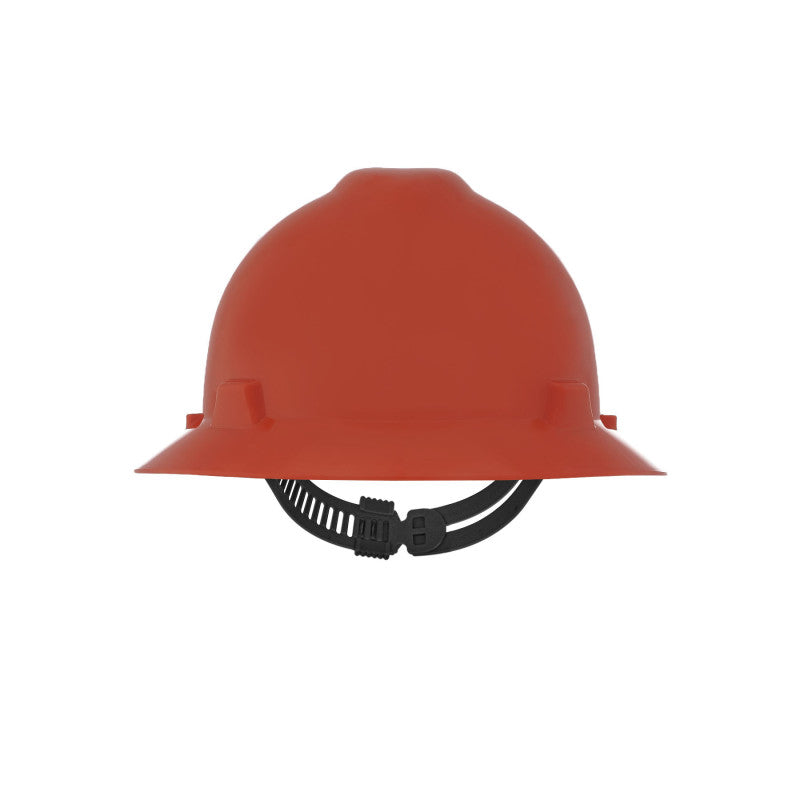 MSA V-Gard Full Brim Hard Hat - Staz-On Suspension