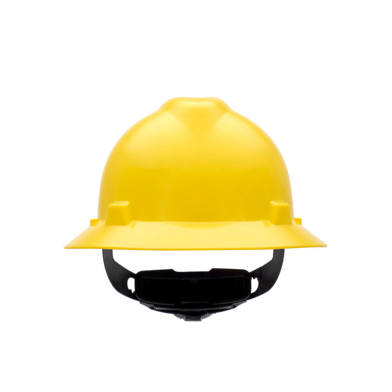 MSA V-Gard Full Brim Hard Hat - Fas-Trac Suspension