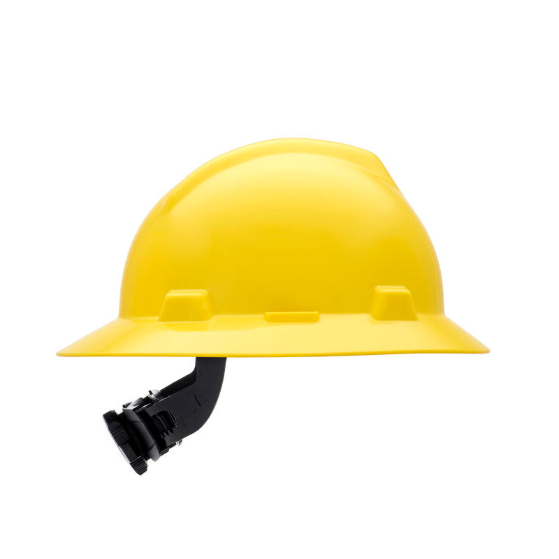 MSA V-Gard Full Brim Hard Hat - Fas-Trac Suspension