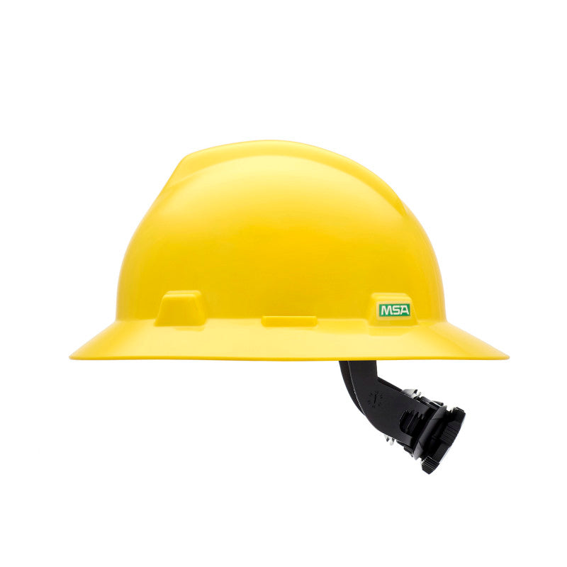 MSA V-Gard Full Brim Hard Hat - Fas-Trac Suspension