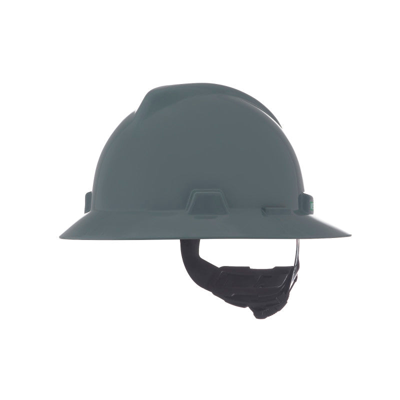 MSA V-Gard Full Brim Hard Hat - Fas-Trac Suspension