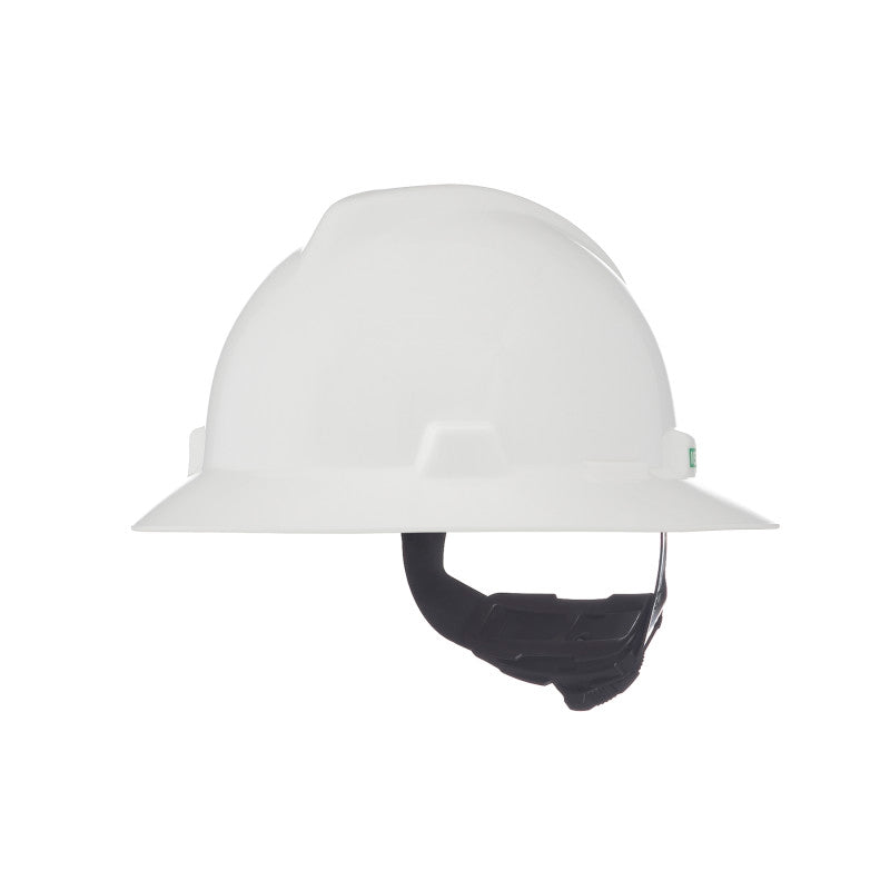 MSA V-Gard Full Brim Hard Hat - Fas-Trac Suspension