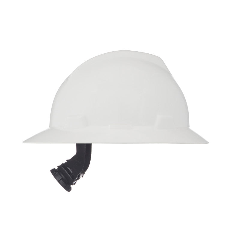 MSA V-Gard Full Brim Hard Hat - Fas-Trac Suspension