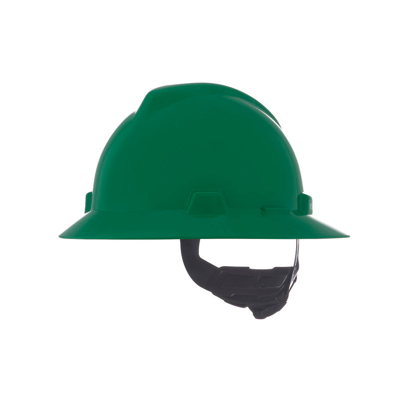 MSA V-Gard Full Brim Hard Hat - Fas-Trac Suspension