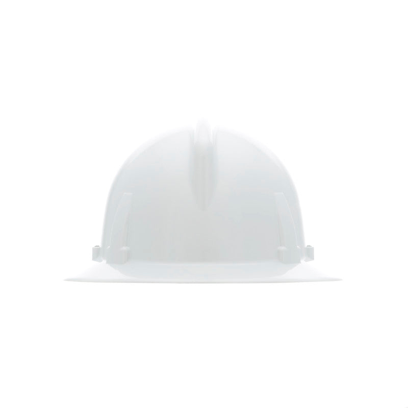 MSA Topgard Full Brim Hard Hat - Fas-Trac III Suspension