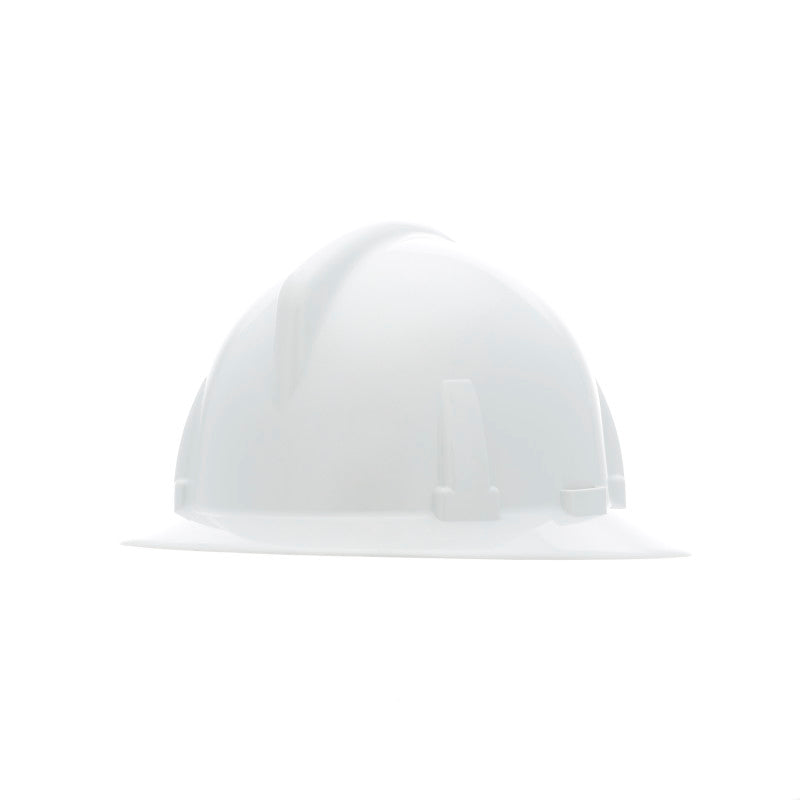 MSA Topgard Full Brim Hard Hat - Fas-Trac III Suspension