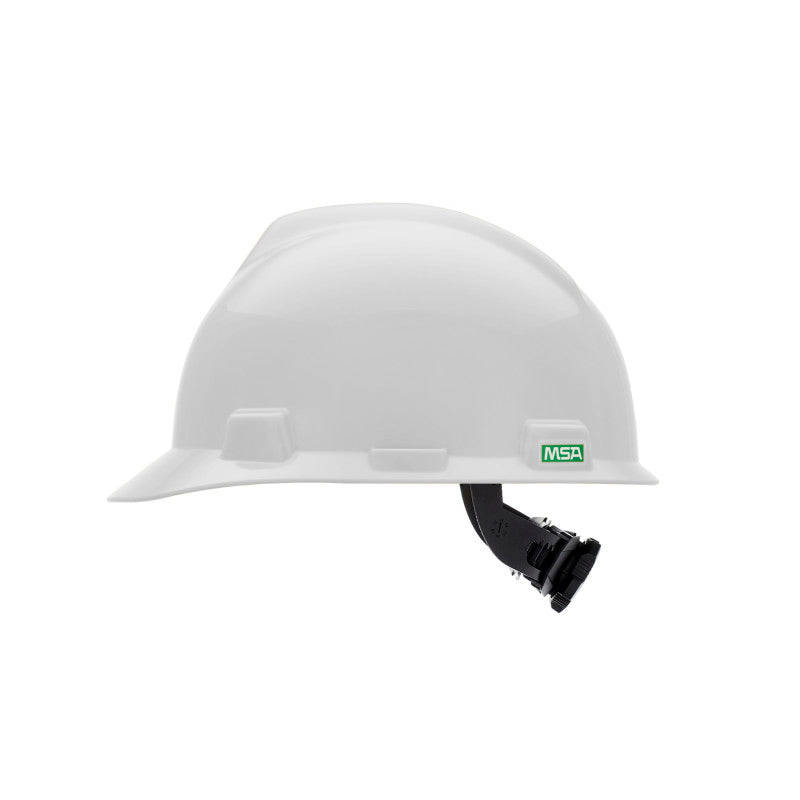 MSA V-Gard Large Size Cap Style Hard Hat - Fas-Trac III Suspension