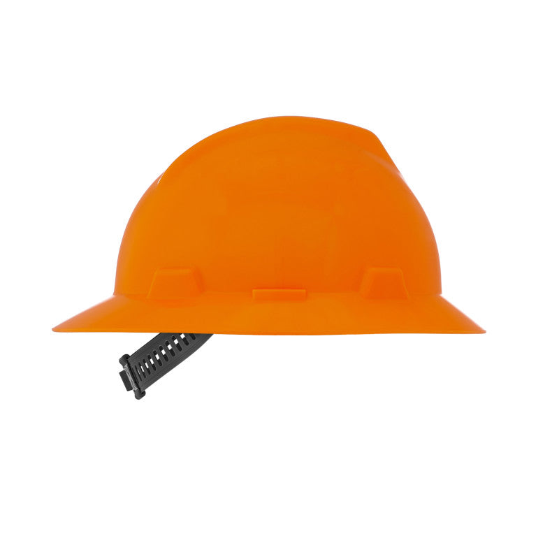 MSA V-Gard Full Brim Hard Hat - Staz-On Suspension