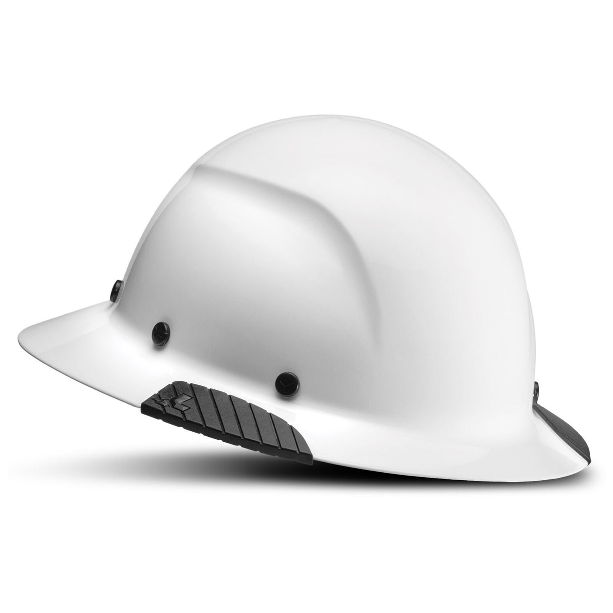 LIFT Safety DAX HDF-15WG Full Brim Hard Hat - 6-point Ratchet Suspenson - White