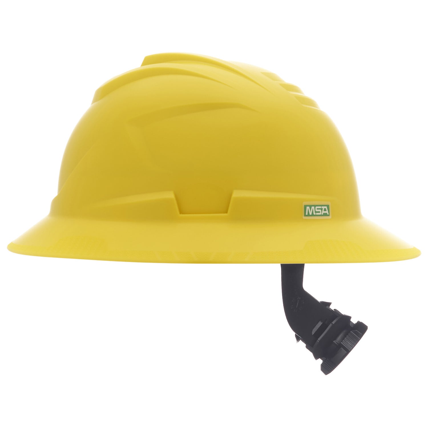 MSA V-Gard C1 Full Brim Hard Hat - Fas-Trac III Suspension