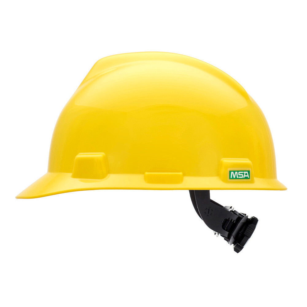 MSA V-Gard Cap Style Hard Hat Fas-Trac III Ratchet Suspension