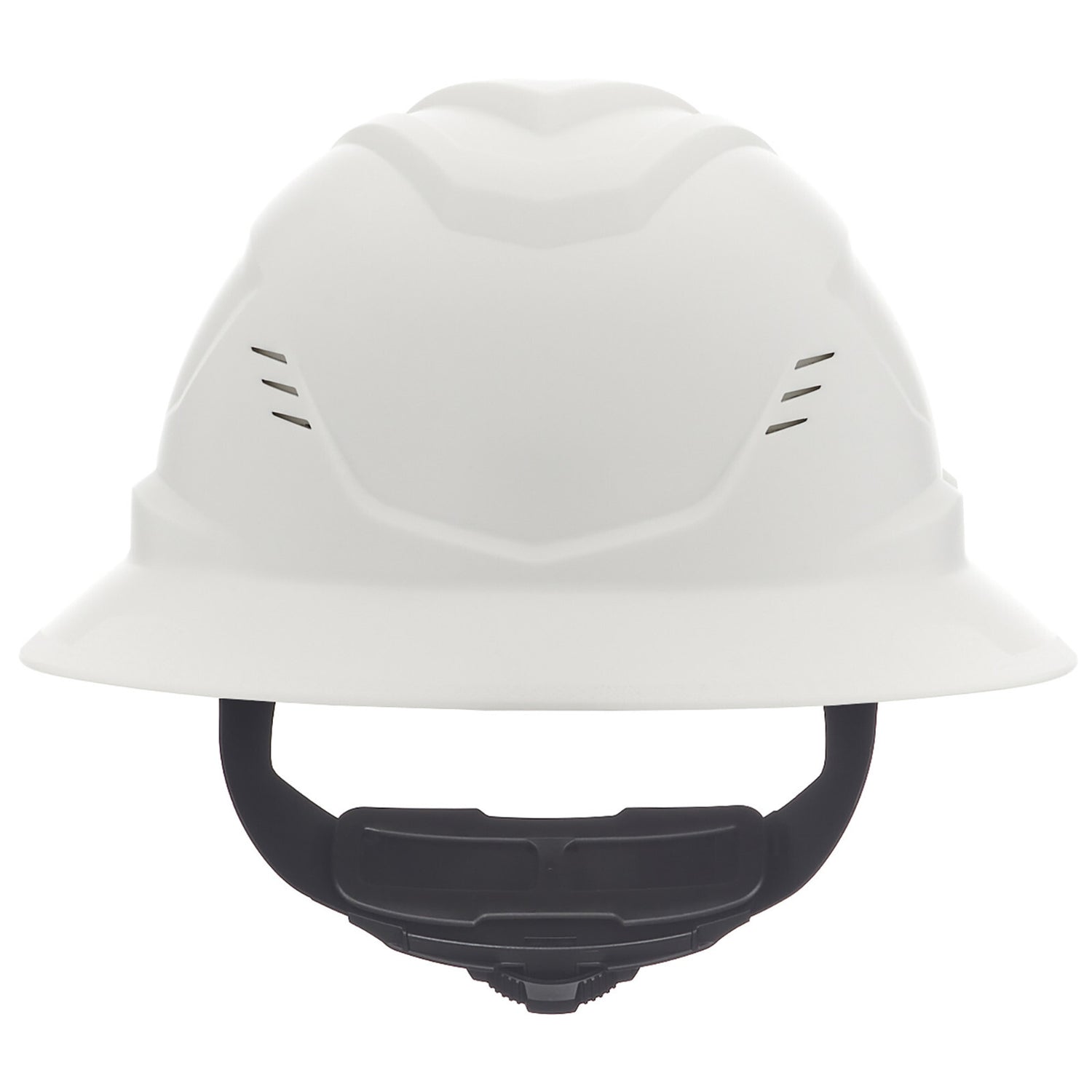 MSA V-Gard C1 Full Brim Vented Hard Hat - Fas-Trac III Suspension