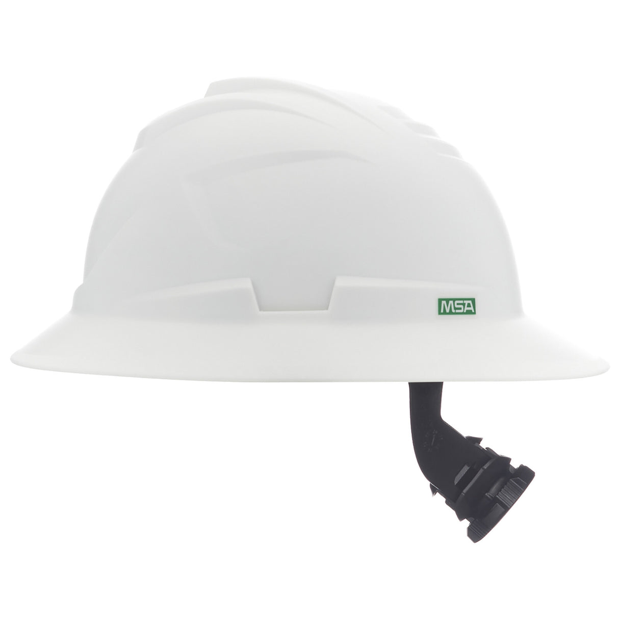 MSA V-Gard C1 Full Brim Hard Hat - Fas-Trac III Suspension