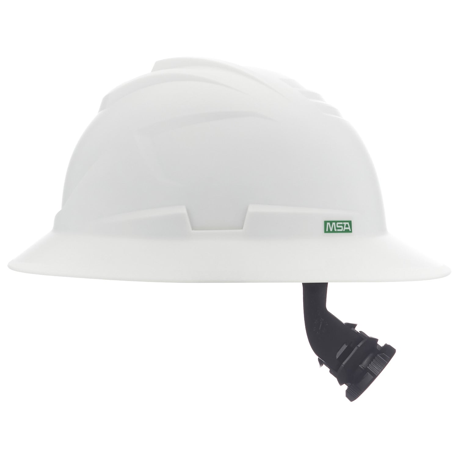 MSA V-Gard C1 Full Brim Hard Hat - Fas-Trac III Suspension