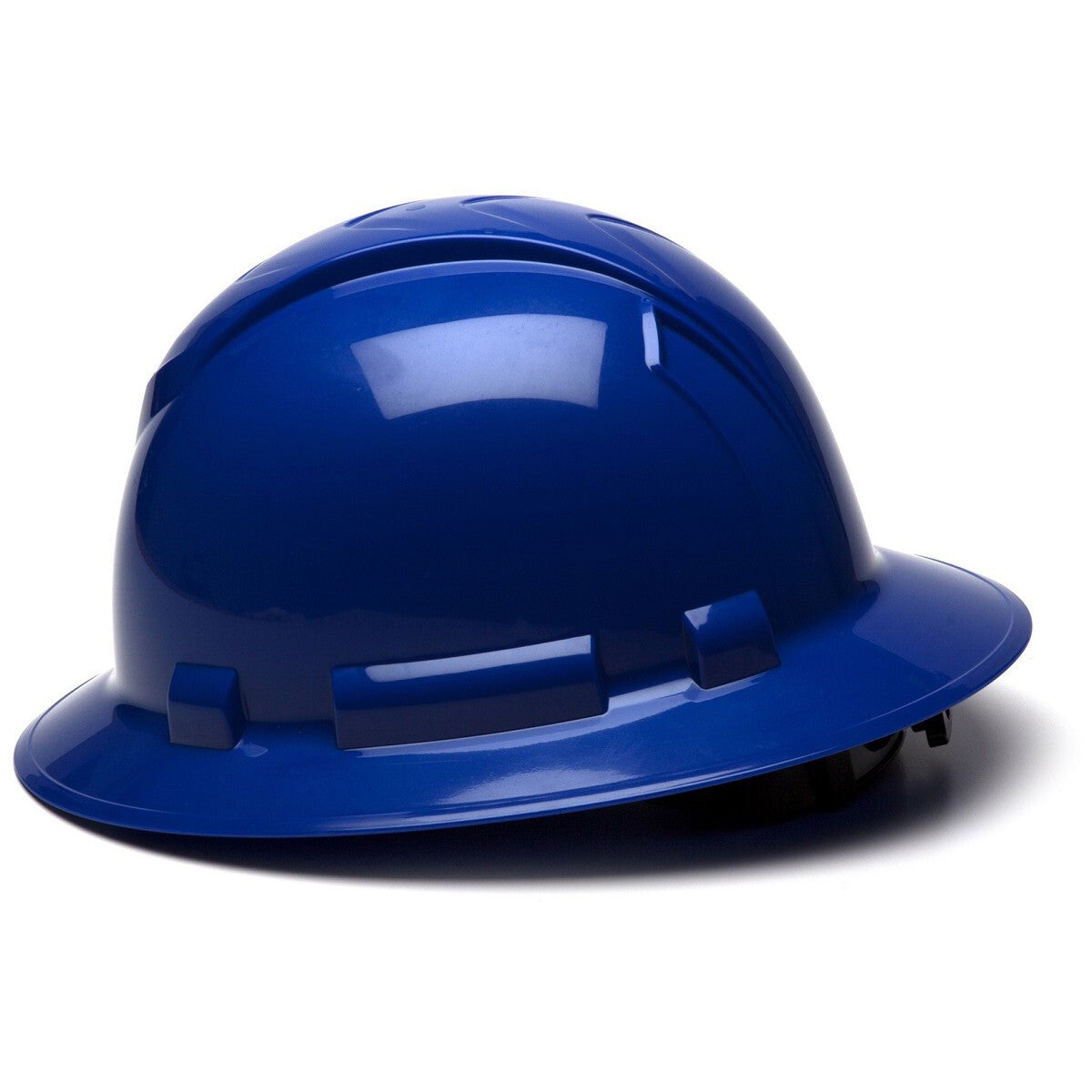 Pyramex Ridgeline Full Brim Hard Hat - 4-Point Ratchet Suspension