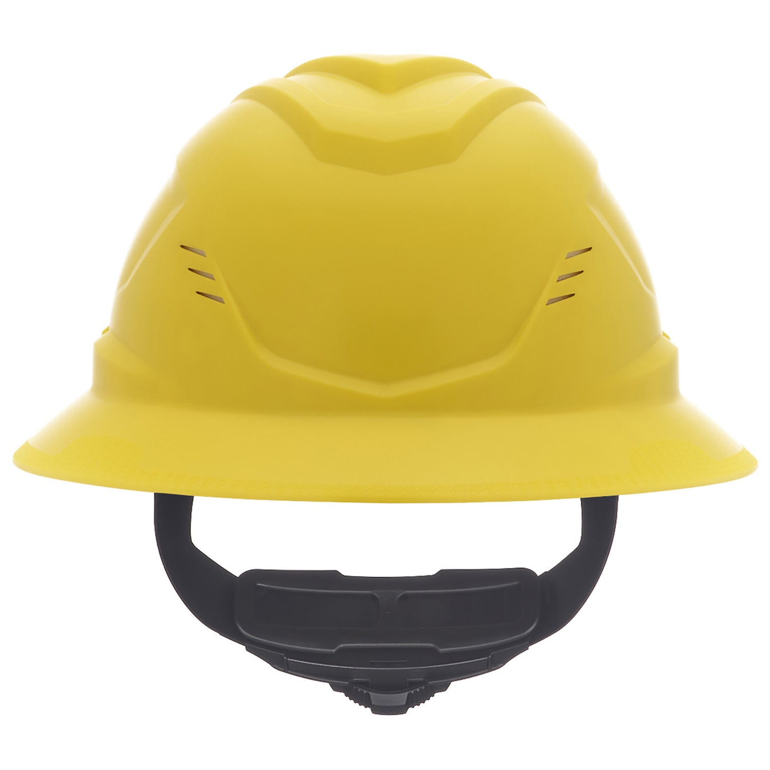MSA V-Gard C1 Full Brim Vented Hard Hat - Fas-Trac III Suspension