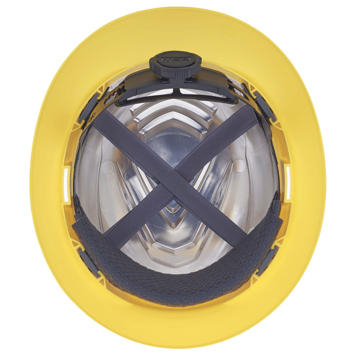 MSA V-Gard C1 Full Brim Hard Hat - Fas-Trac III Suspension