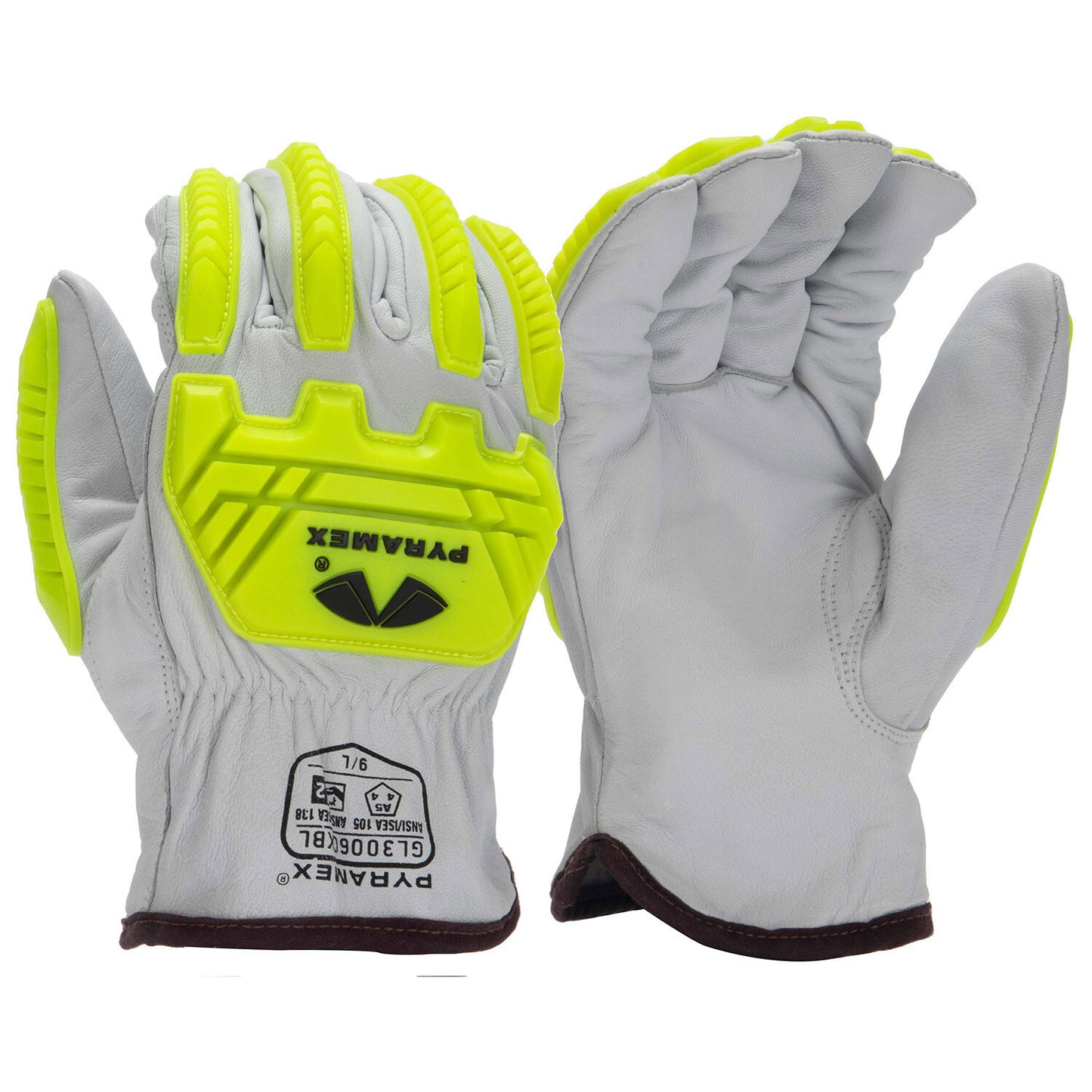 Pyramex GL3006CKB - Premium Goatskin Driver HPPE A5 Cut Level 2 Impact