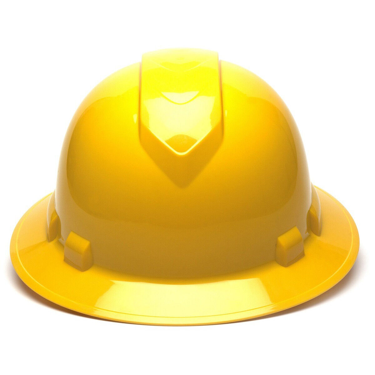 Ridgeline Full Brim Construction Protective Safety Hard Hat Ratchet Suspension