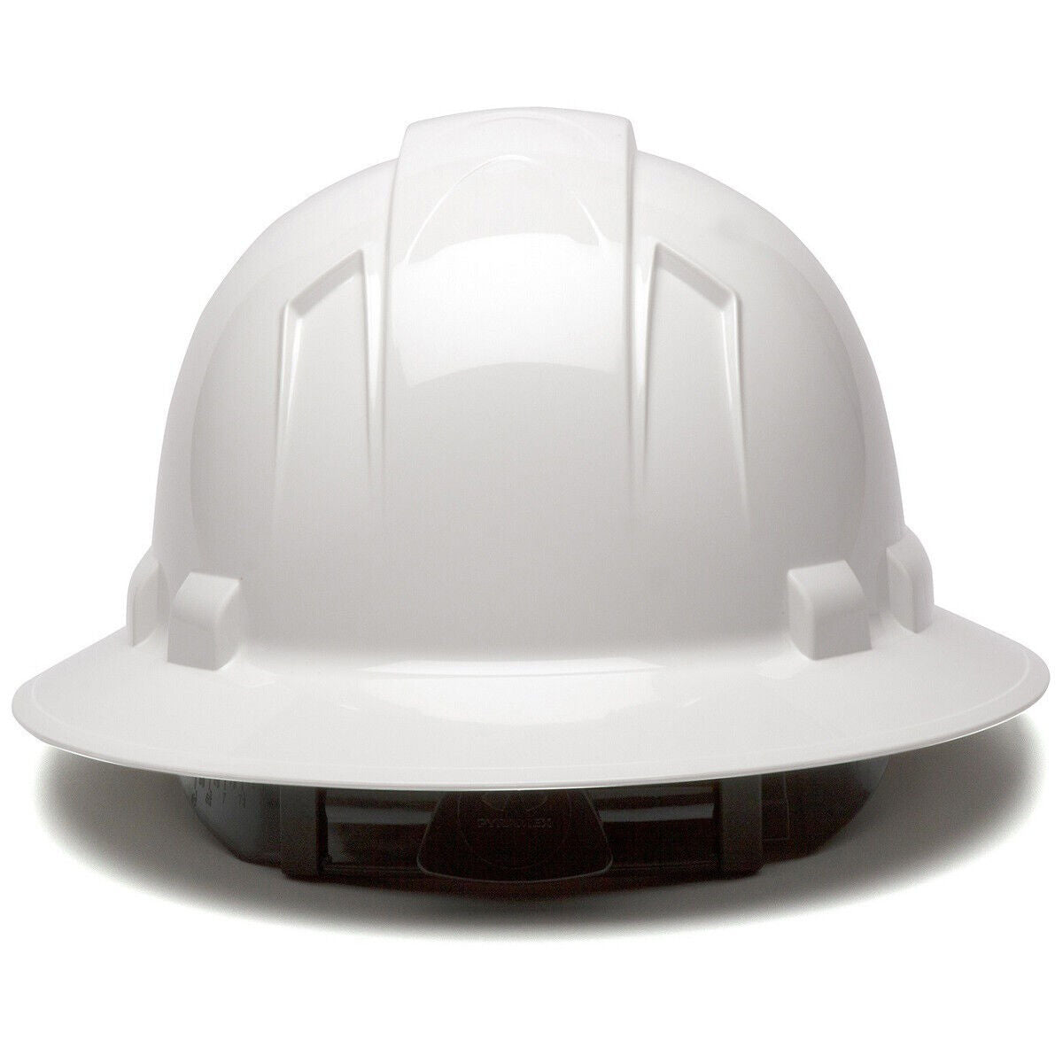 Ridgeline Full Brim Construction Protective Safety Hard Hat Ratchet Suspension