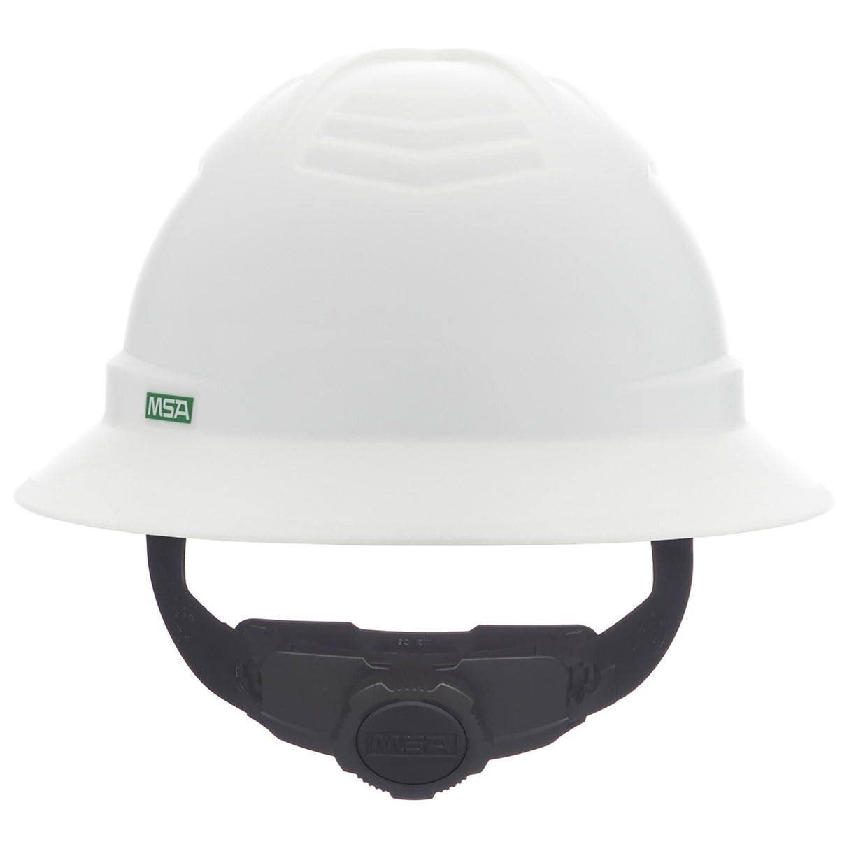 MSA V-Gard C1 Full Brim Hard Hat - Fas-Trac III Suspension