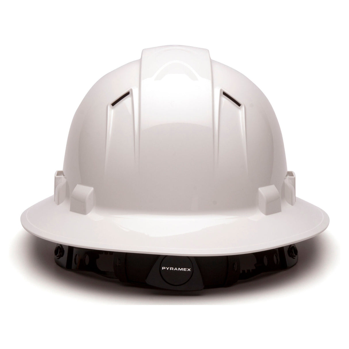 Pyramex Ridgeline Full Brim Vented Hard Hat - 4-Point Ratchet Suspension