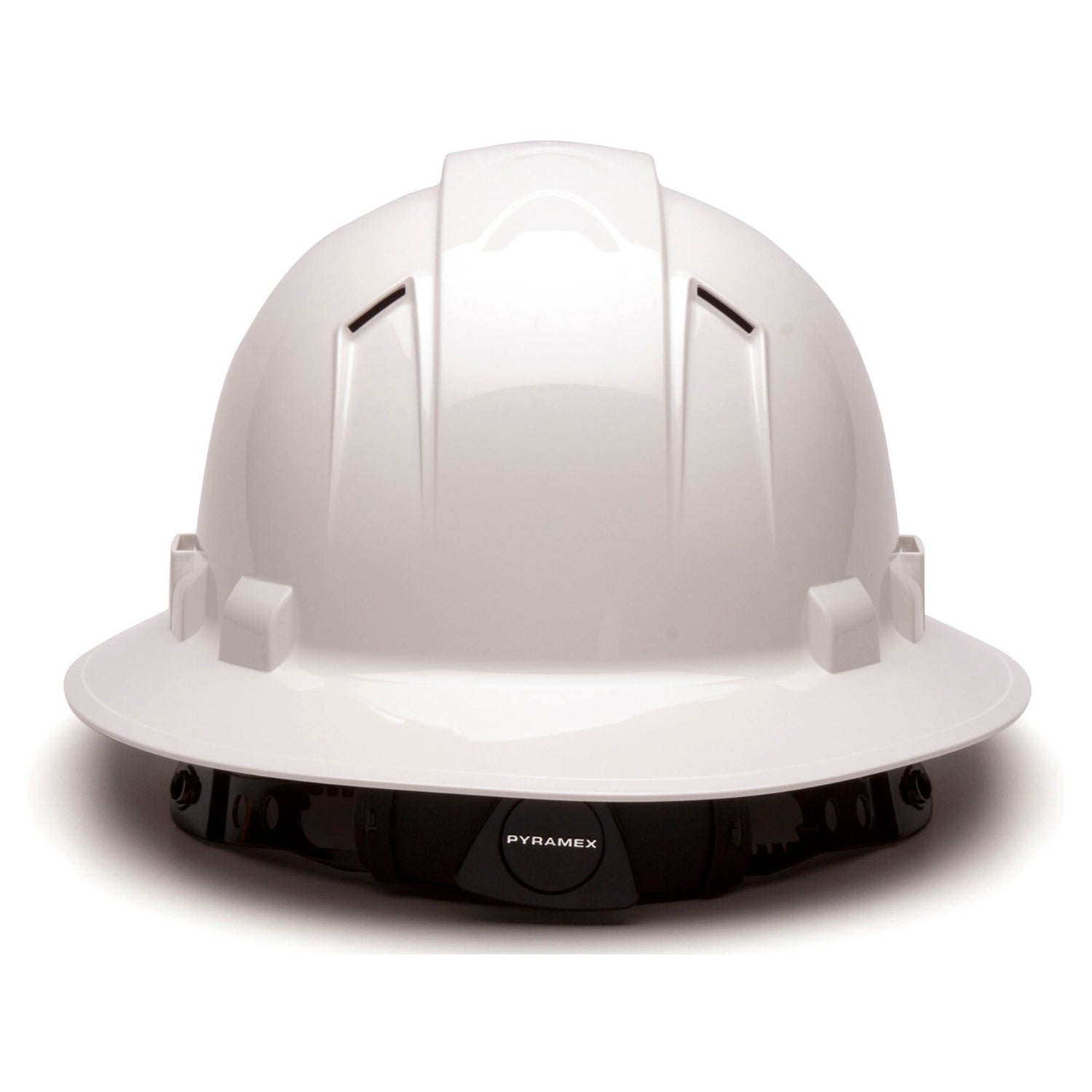 Pyramex Ridgeline Full Brim Vented Hard Hat - 4-Point Ratchet Suspension