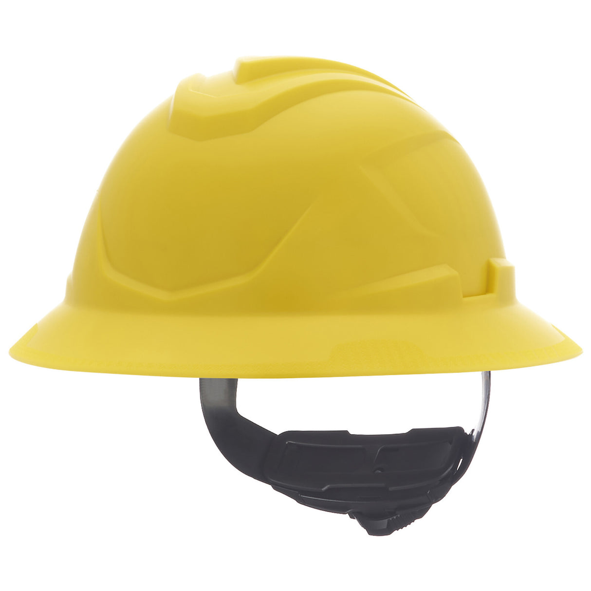MSA V-Gard C1 Full Brim Hard Hat - Fas-Trac III Suspension