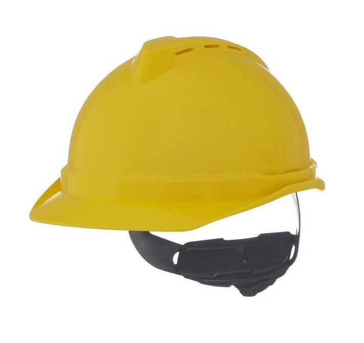 MSA V-Gard 500 Cap Style Vented Hard Hat - Fas-Trac III Suspension