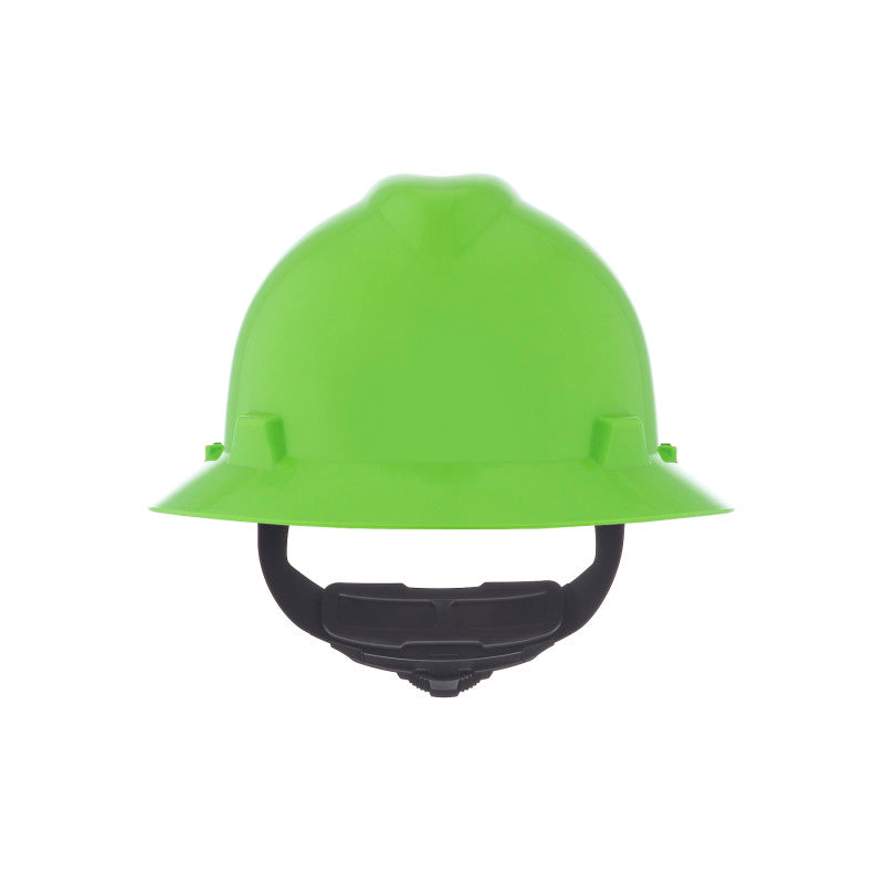 MSA V-Gard Full Brim Hard Hat - Fas-Trac Suspension