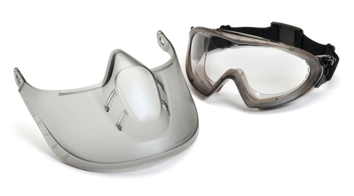 Pyramex Capstone Shield Goggles - Dozen