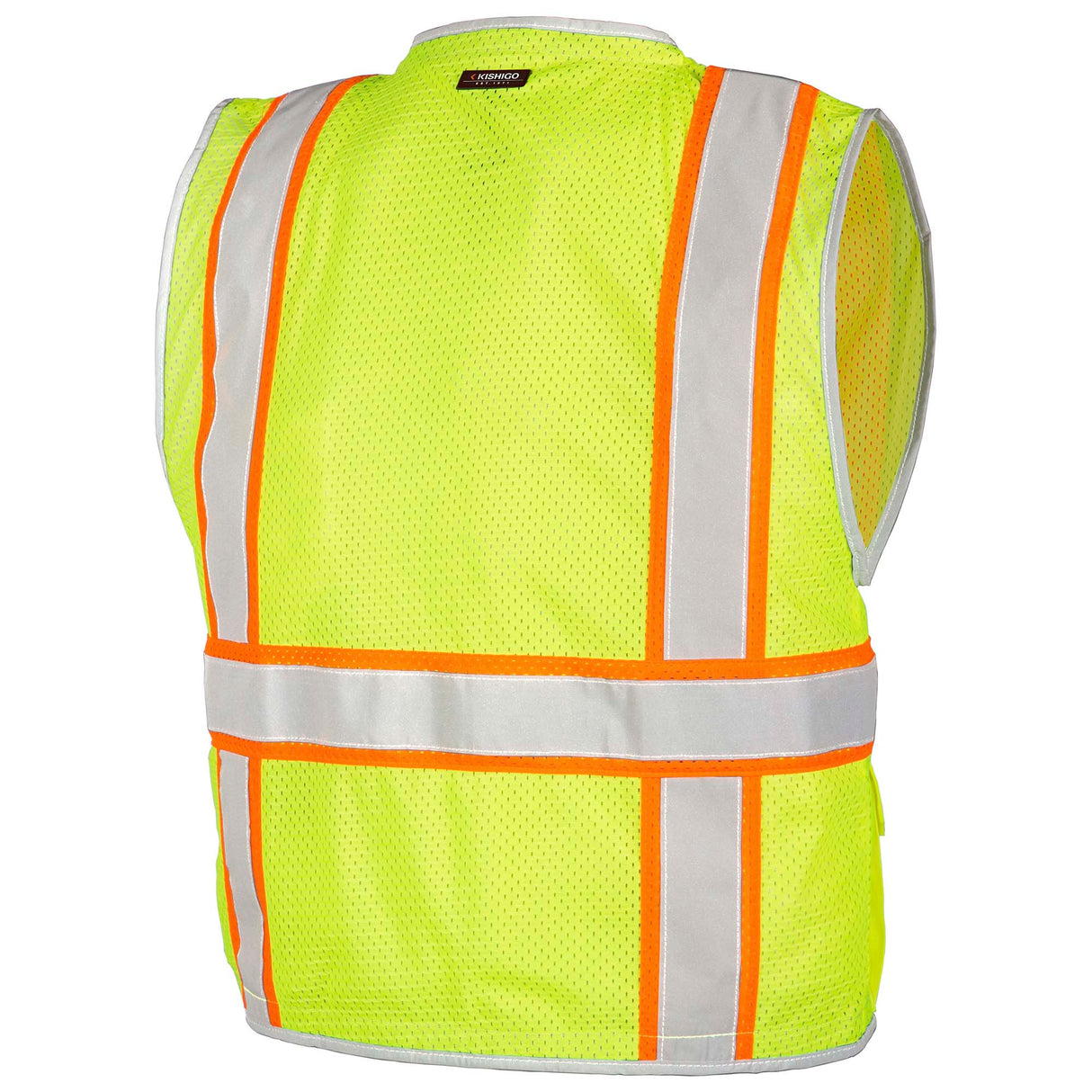 Kishigo 1510 Brilliant Series Heavy Duty Safety Vest - Yellow/Lime