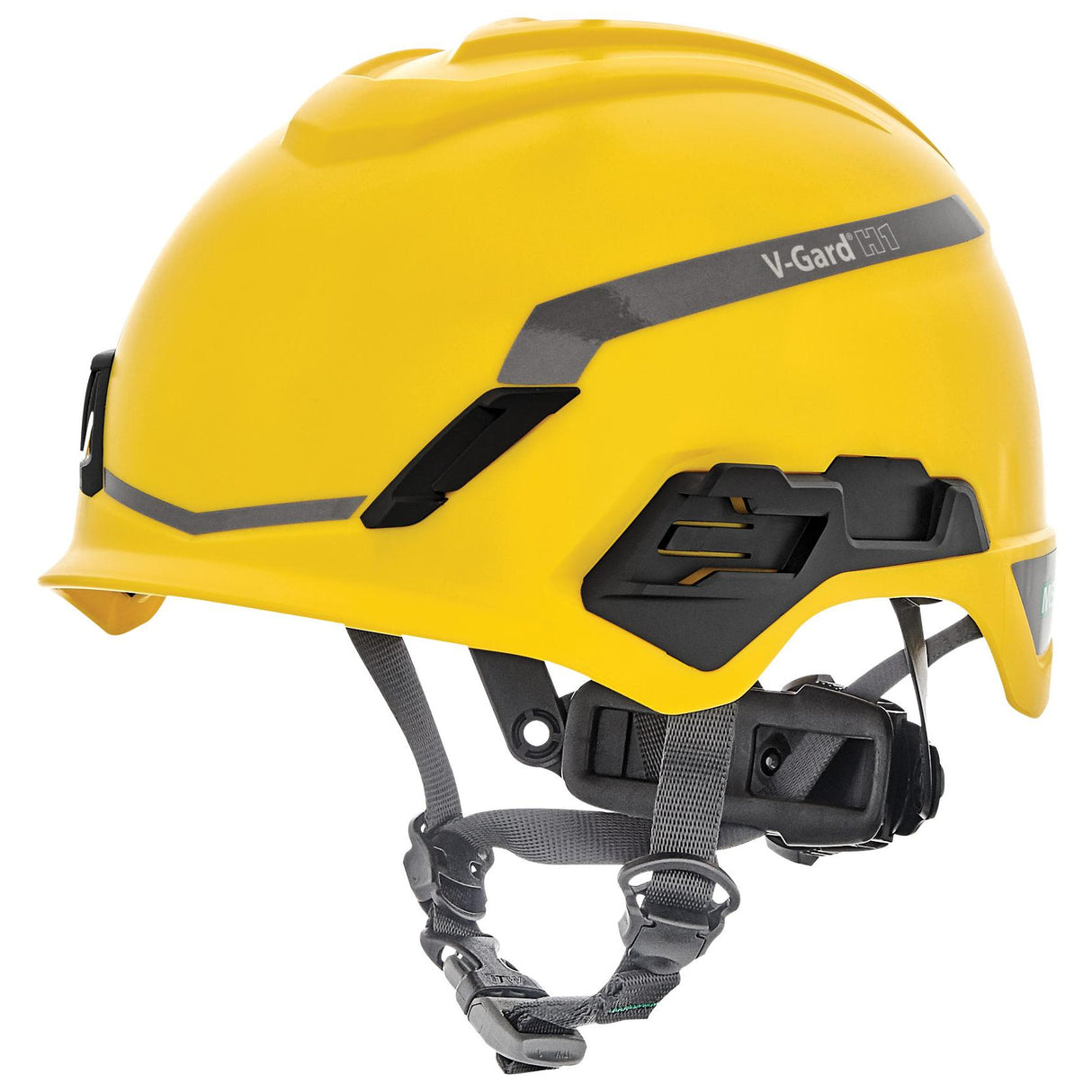 MSA V-Gard H1 Safety Helmet - 4-Point Fast-Trac III Pivot Suspension