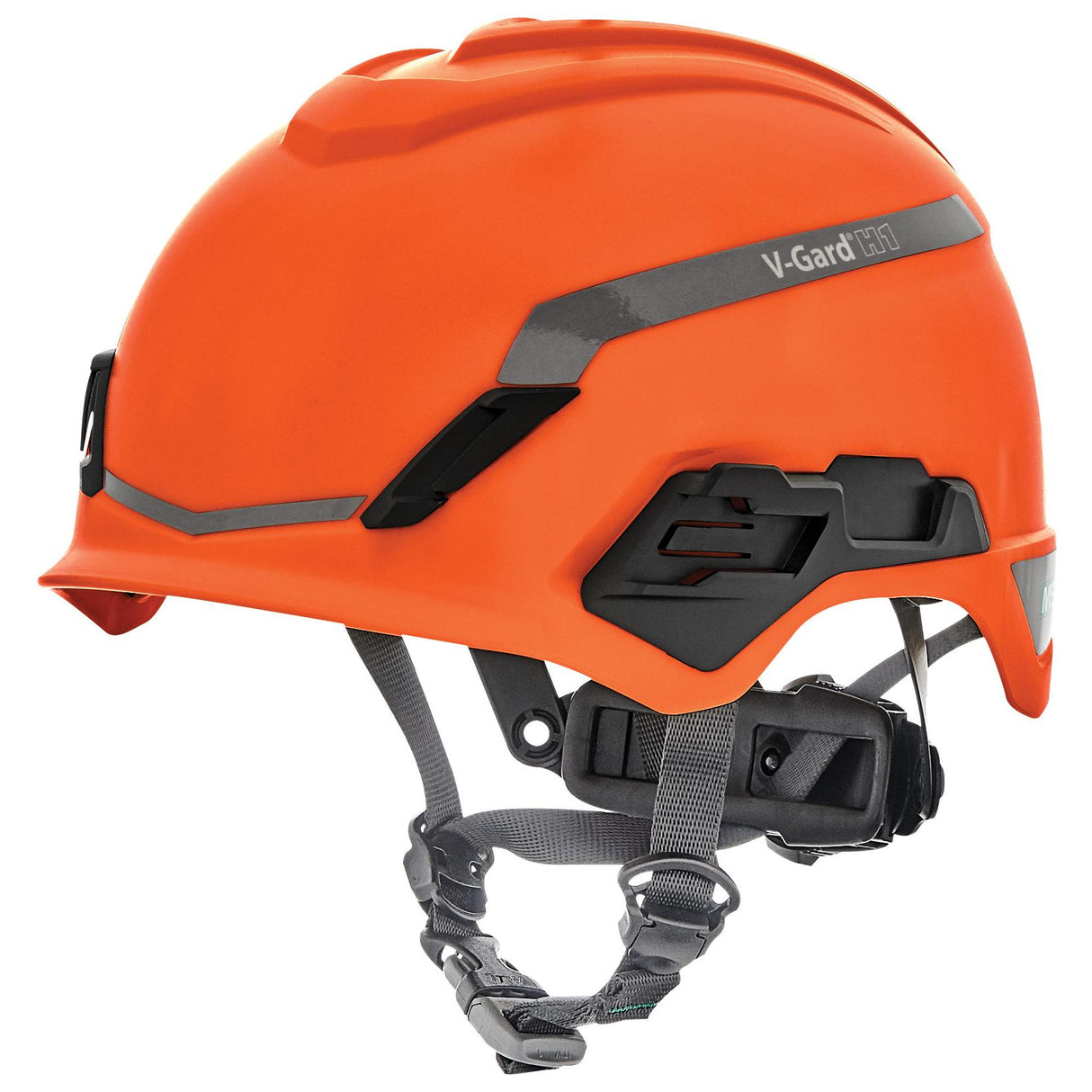 MSA V-Gard H1 Safety Helmet - 4-Point Fast-Trac III Pivot Suspension