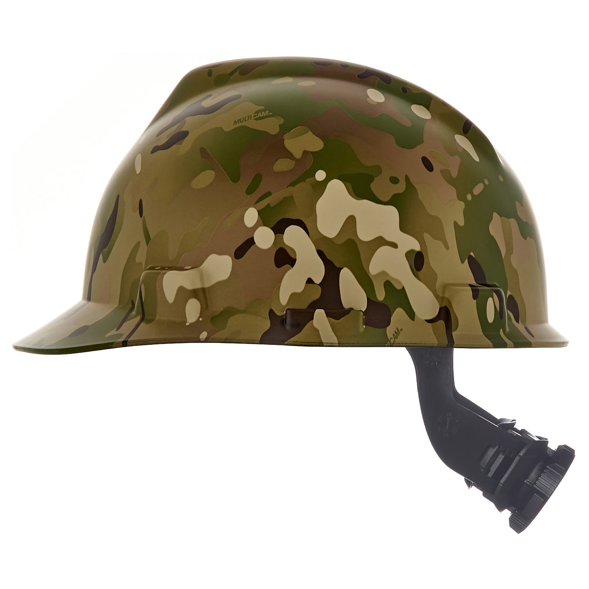 MSA V-Gard Hydro Dip Cap Style Hard Hat - 4-Point Fast-Trac III Suspension - Multi Camo