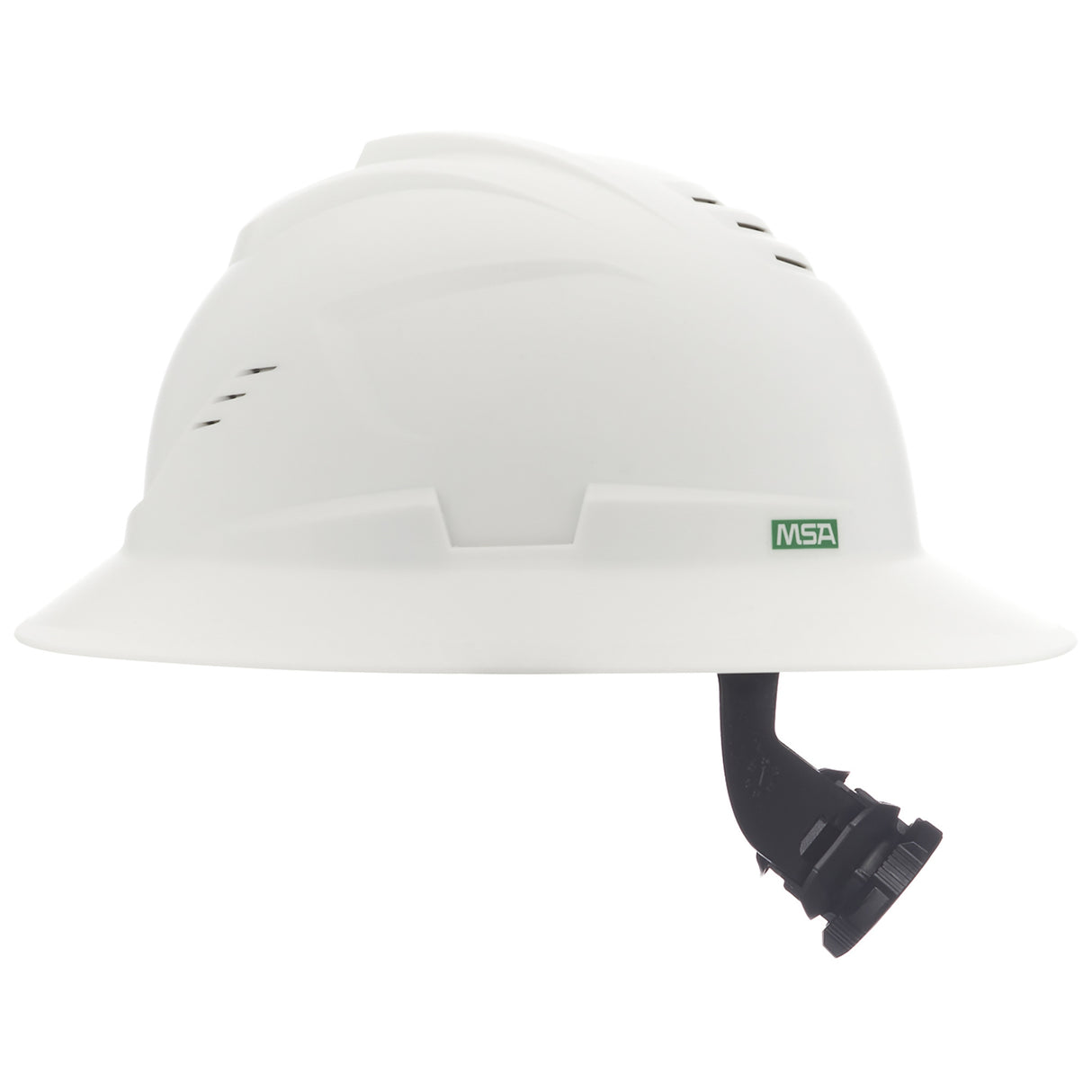 MSA V-Gard C1™ Full Brim Vented Hard Hat - Fas-Trac III Suspension