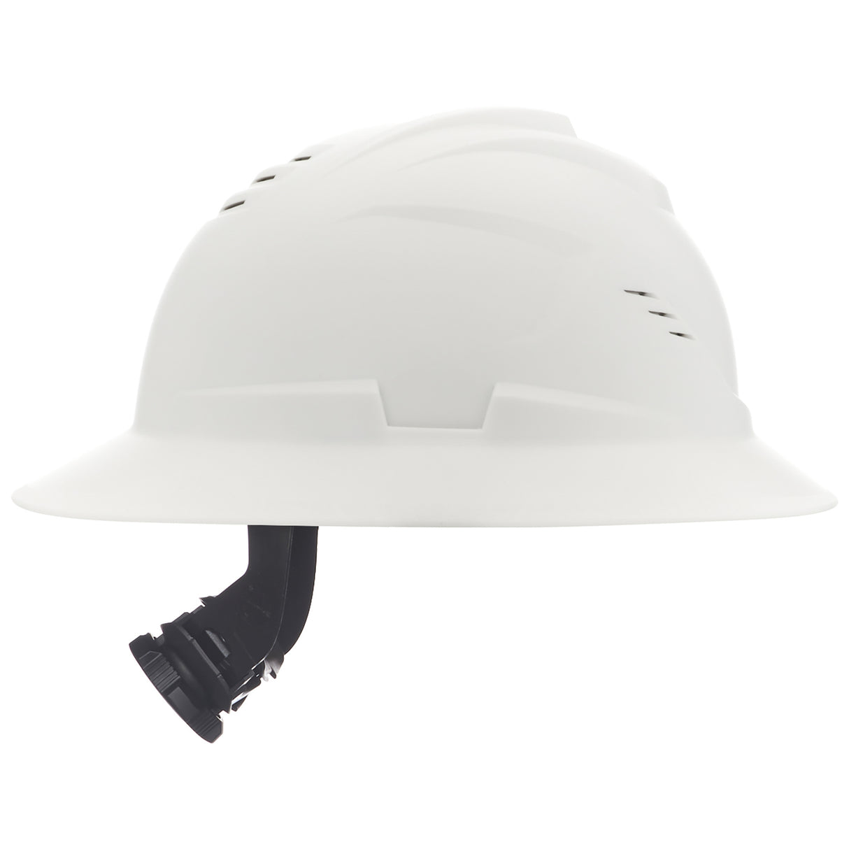 MSA V-Gard C1™ Full Brim Vented Hard Hat - Fas-Trac III Suspension