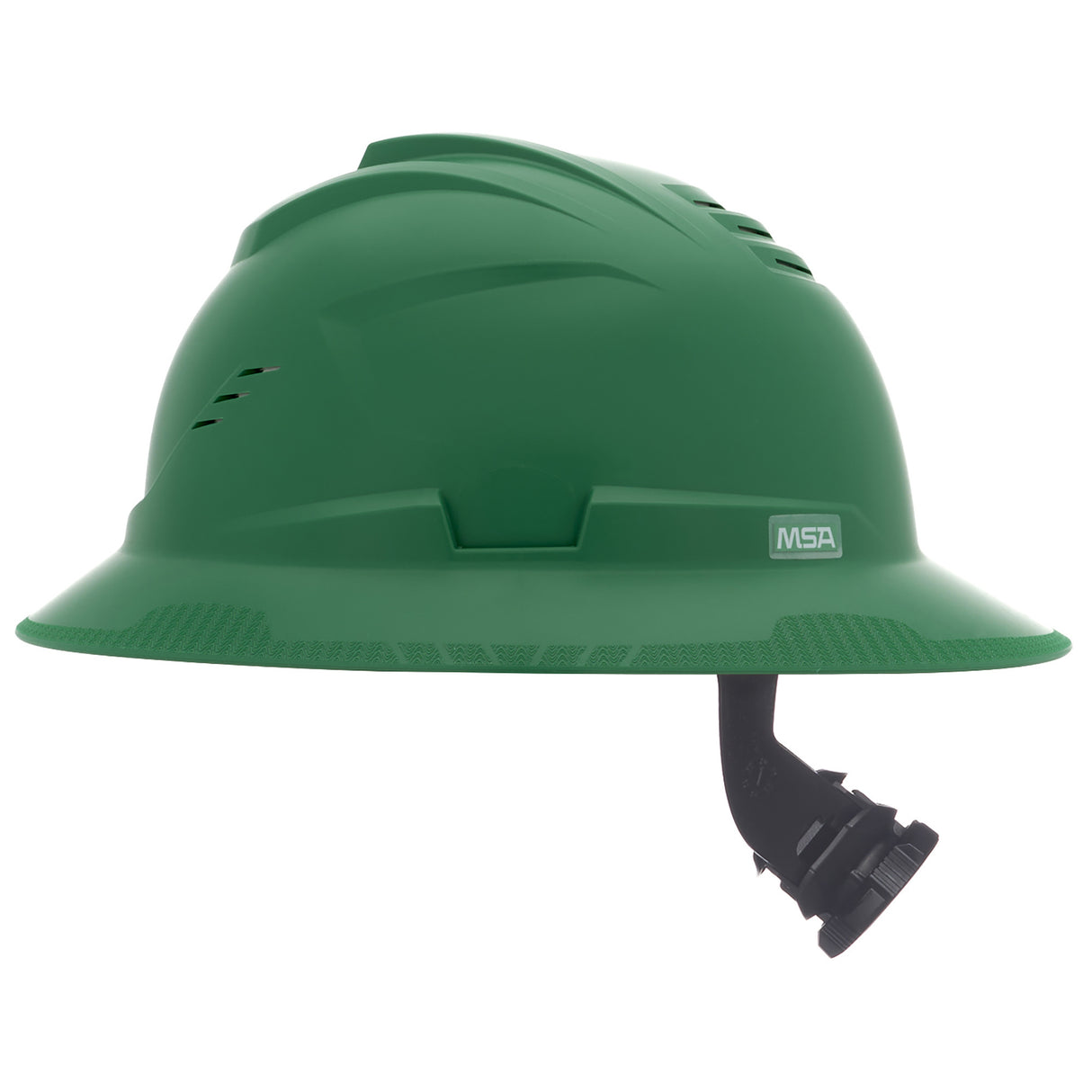 MSA V-Gard C1™ Full Brim Vented Hard Hat - Fas-Trac III Suspension