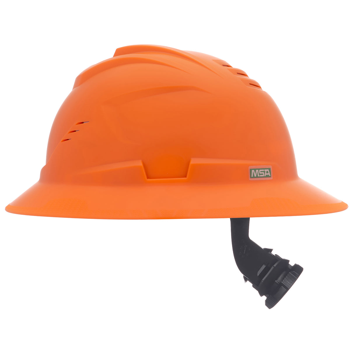 MSA V-Gard C1™ Full Brim Vented Hard Hat - Fas-Trac III Suspension